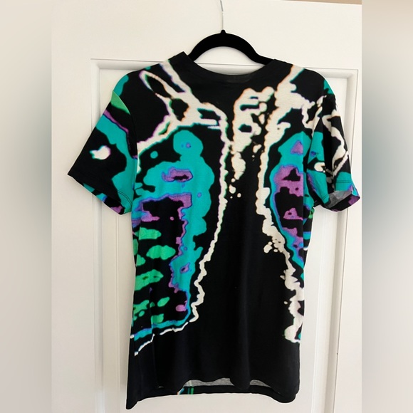 Christopher Kane print turquoise black white t shirt medium 100% cotton - Picture 8 of 13